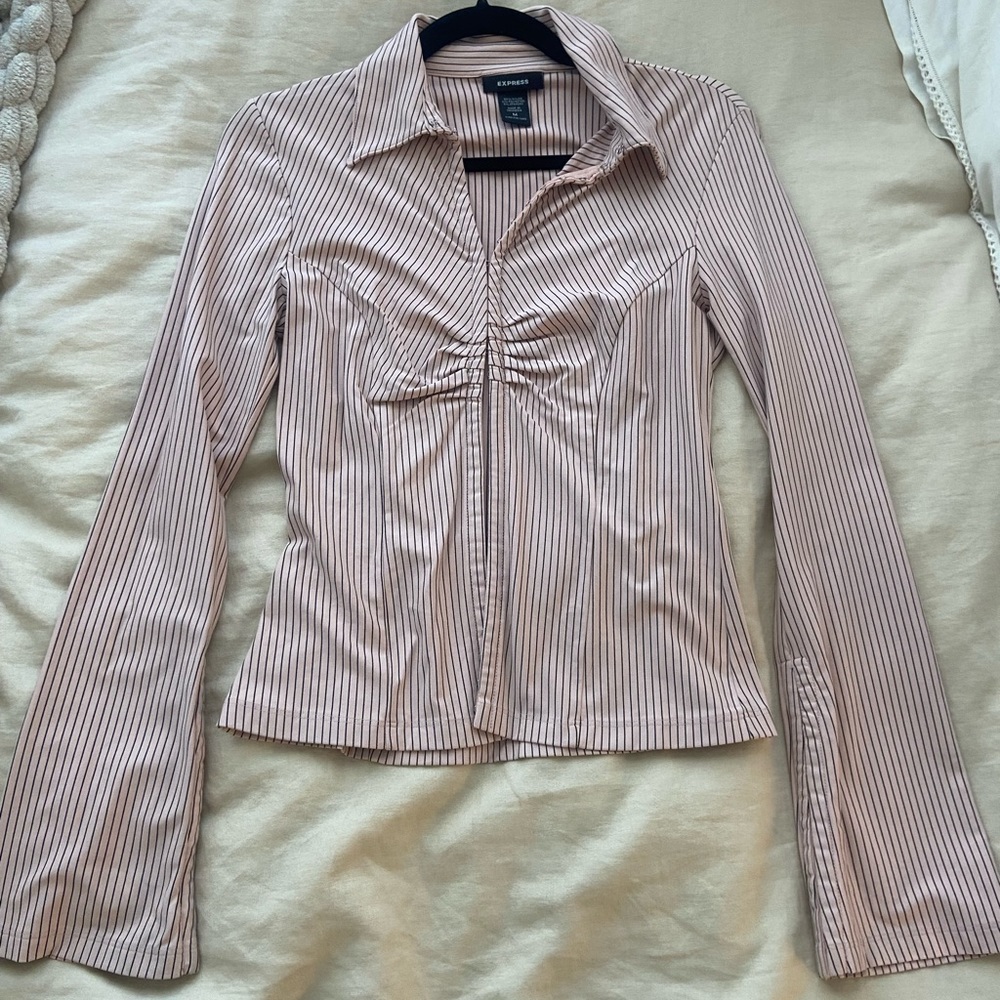 express button down top